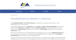 Desktop Screenshot of immobilienbuero-biehle.de